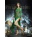 D5002-D GREEN AND GOLD DREAMZ PARTY WEAR DRESS